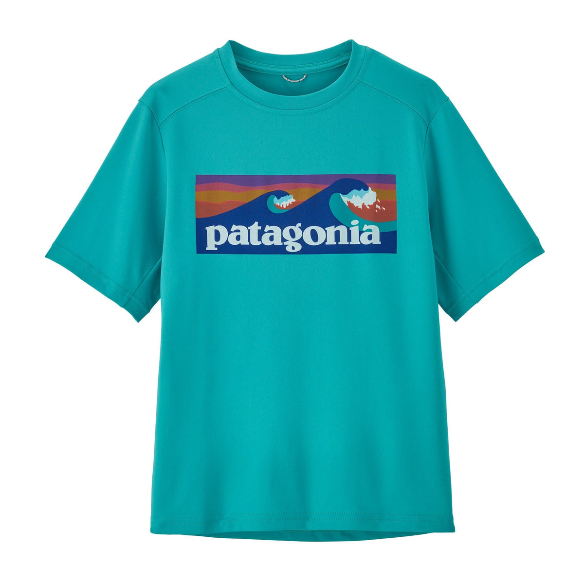 Kids Cap SW T-Shirt - Recycled polyester & polyester Shirt Patagonia Boardshort Logo: Subtidal Blue S