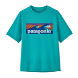Kids Cap SW T-Shirt - Recycled polyester & polyester Shirt Patagonia Boardshort Logo: Subtidal Blue S