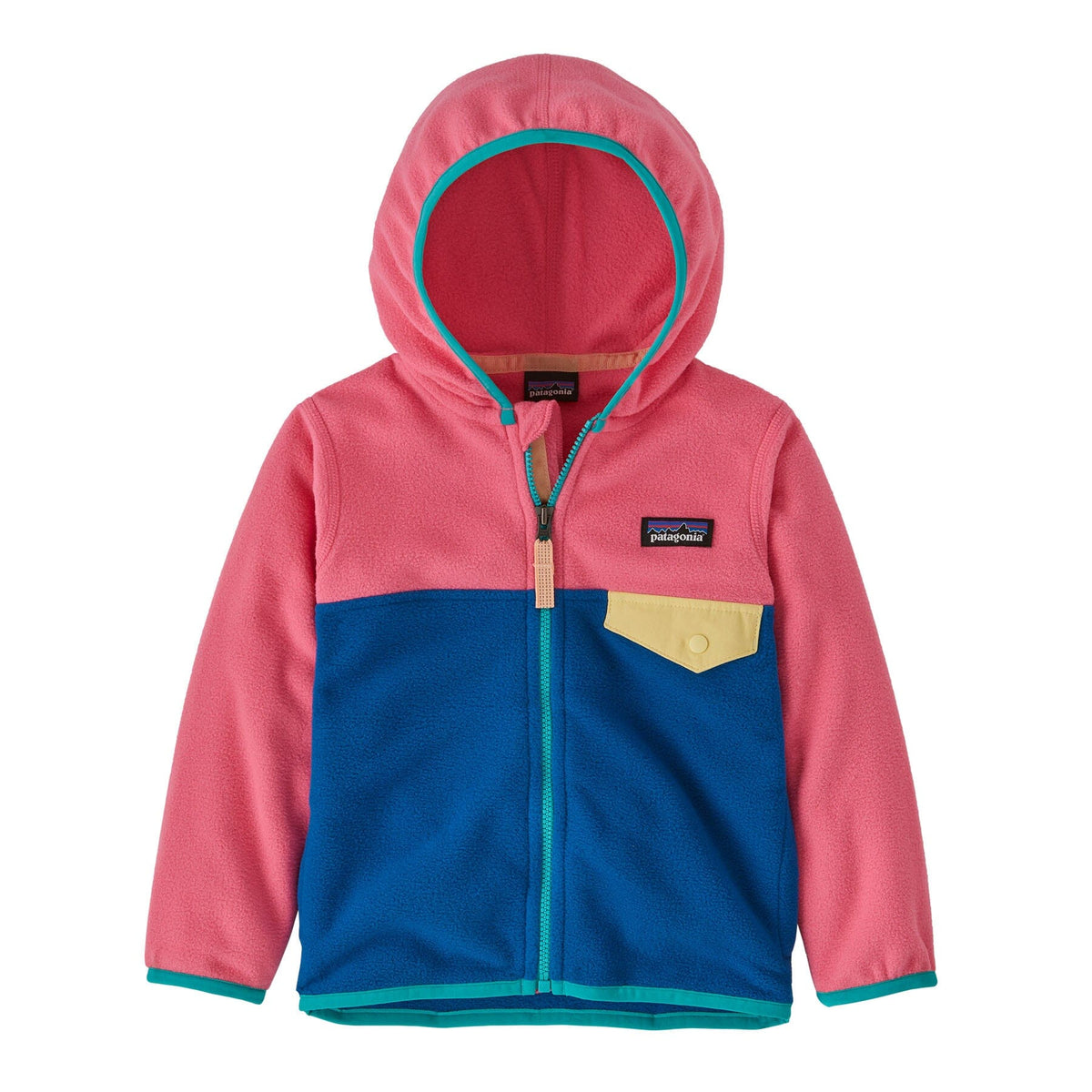 Kids Micro D Snap-T Fleece Jkt - 100% recycled polyester Shirt Patagonia Endless Blue 6-12M