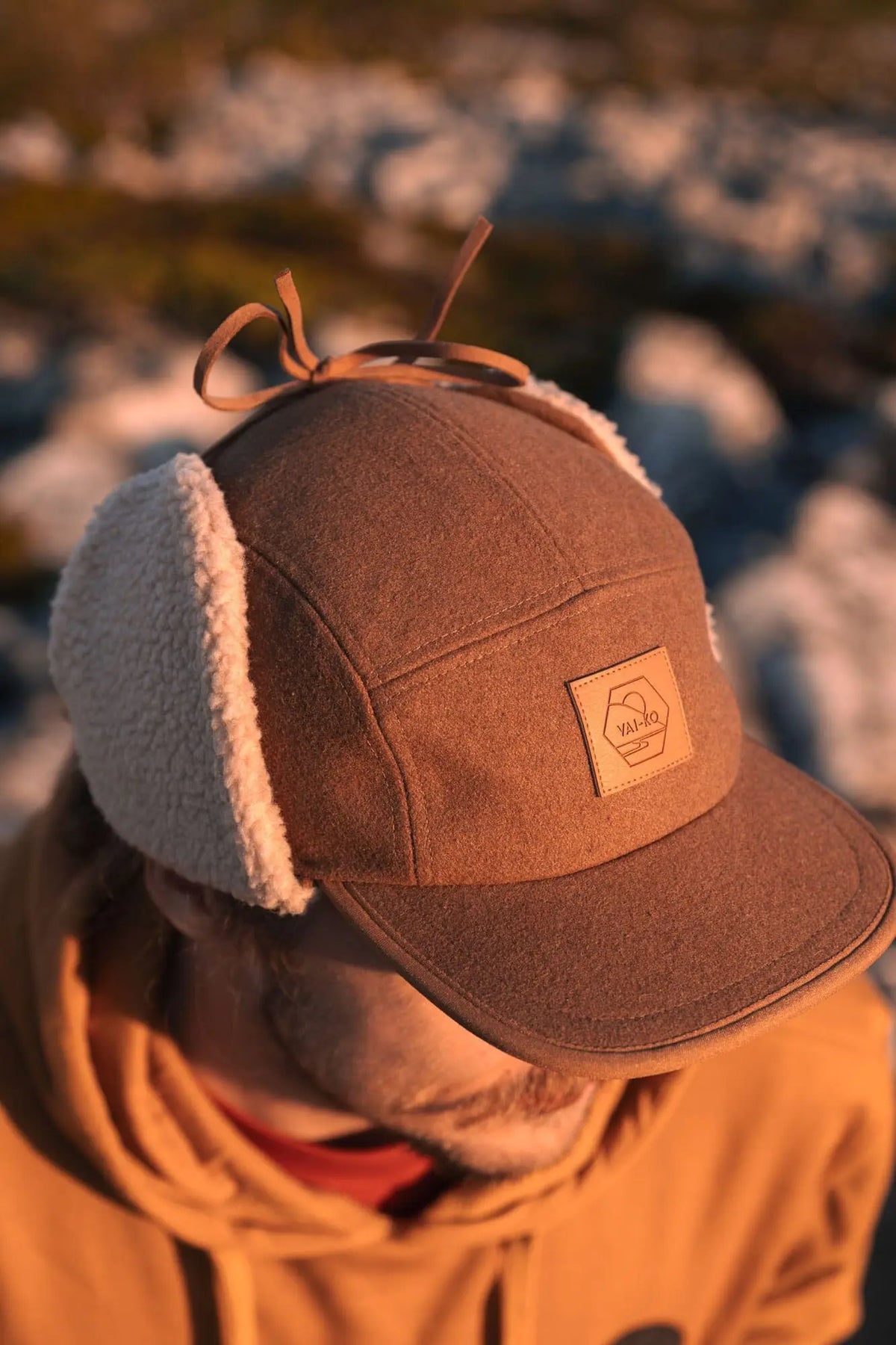 Kultakero Earflap Cap - Recycled Wool & Recycled Polyester Headwear VAI-KØ