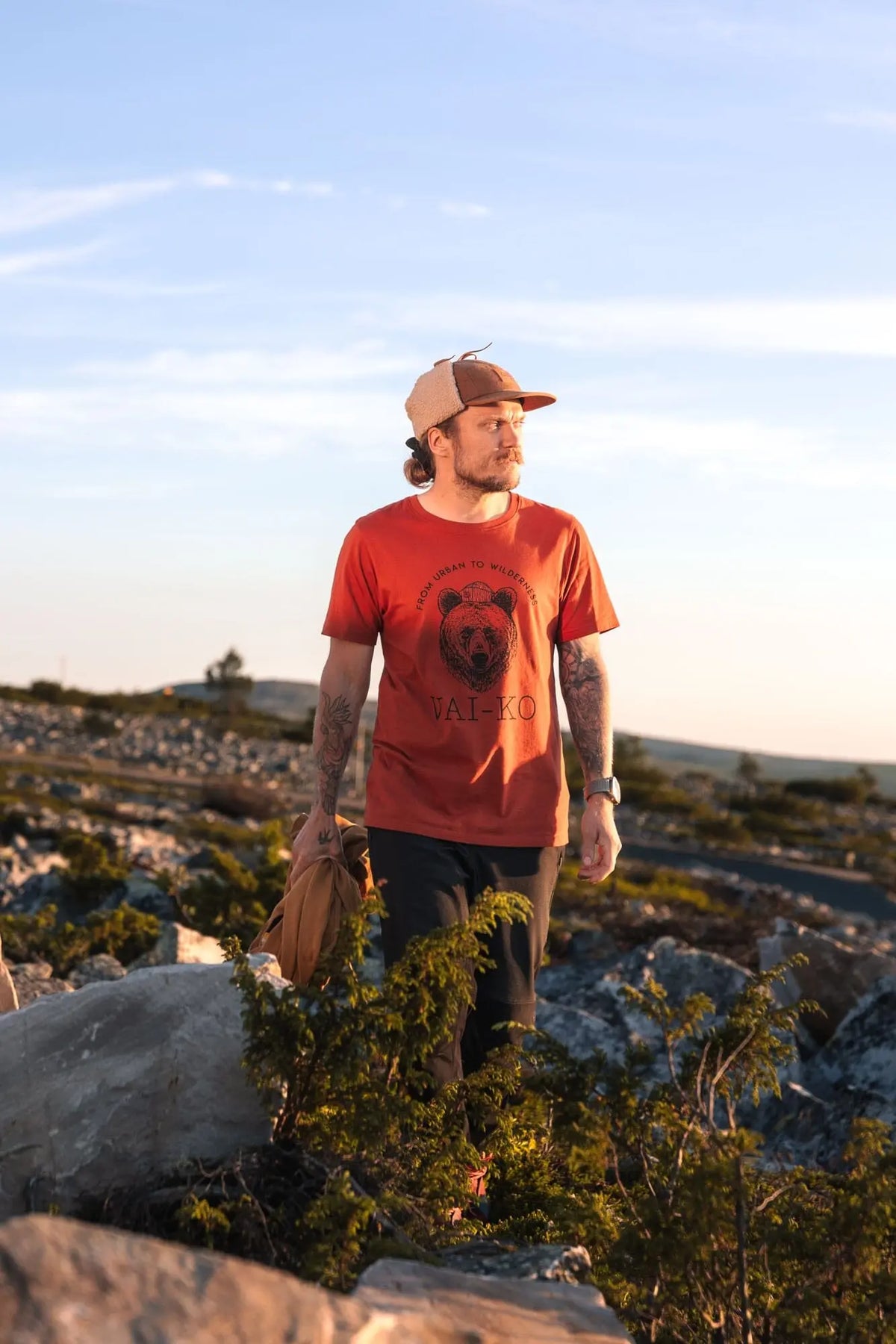 Kultakero Earflap Cap - Recycled Wool & Recycled Polyester Headwear VAI-KØ