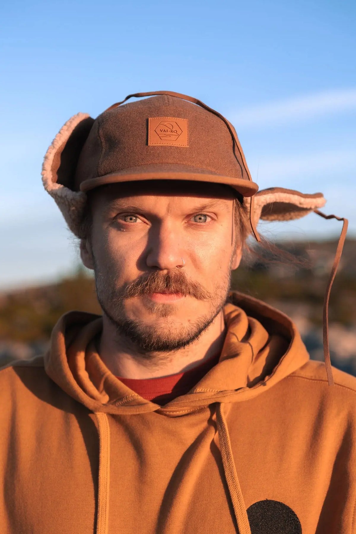 Kultakero Earflap Cap - Recycled Wool & Recycled Polyester Headwear VAI-KØ