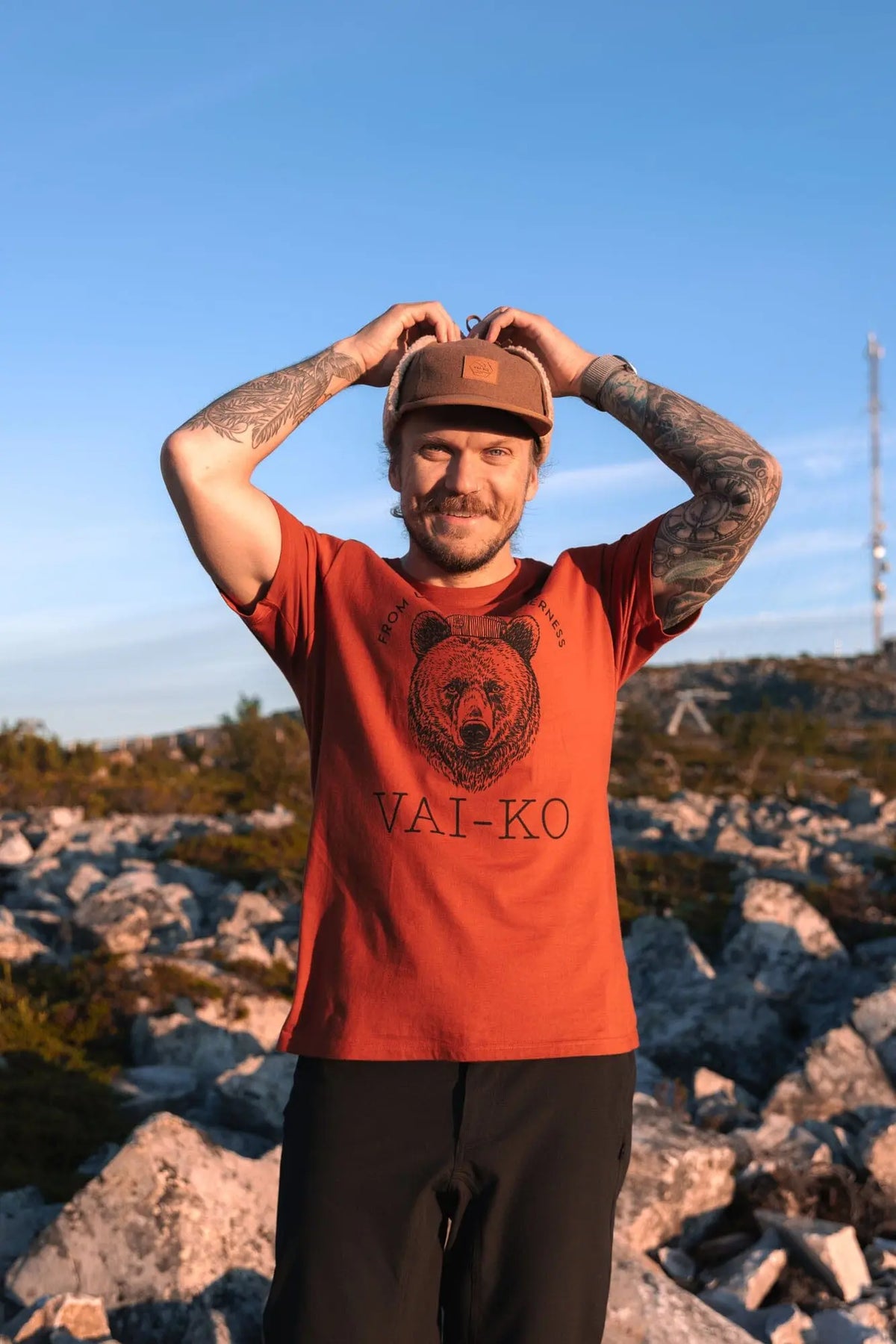 Kultakero Earflap Cap - Recycled Wool & Recycled Polyester Headwear VAI-KØ