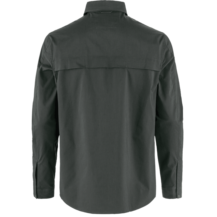M's Abisko Trail Shirt LS - Recycled polyester & Polyester & Organic cotton Shirt Fjällräven