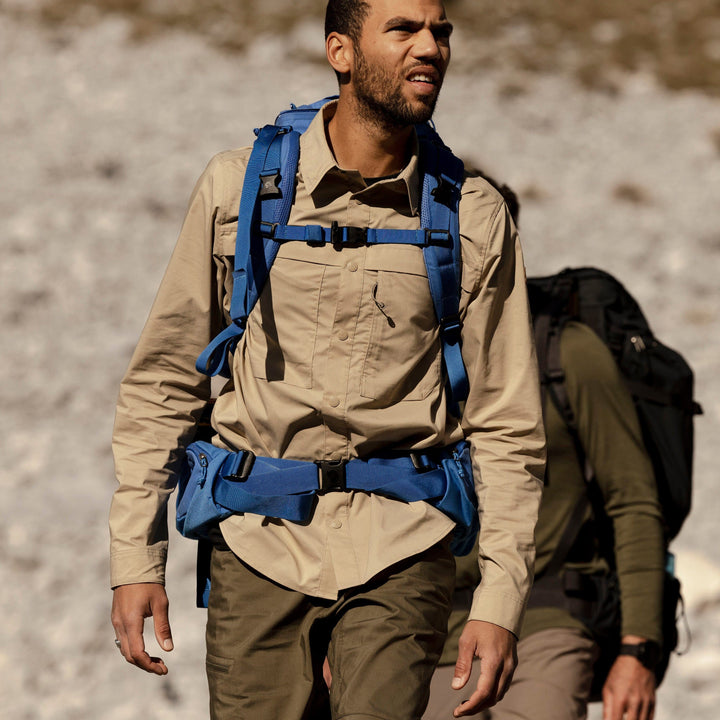 M's Abisko Trail Shirt LS - Recycled polyester & Polyester & Organic cotton Shirt Fjällräven