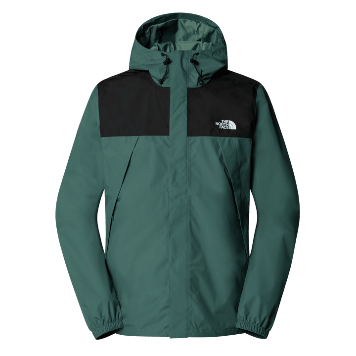 The North Face M's Antora Shell Jacket - Recycled Polyester & Nylon Duck Green TNF Black Jacket
