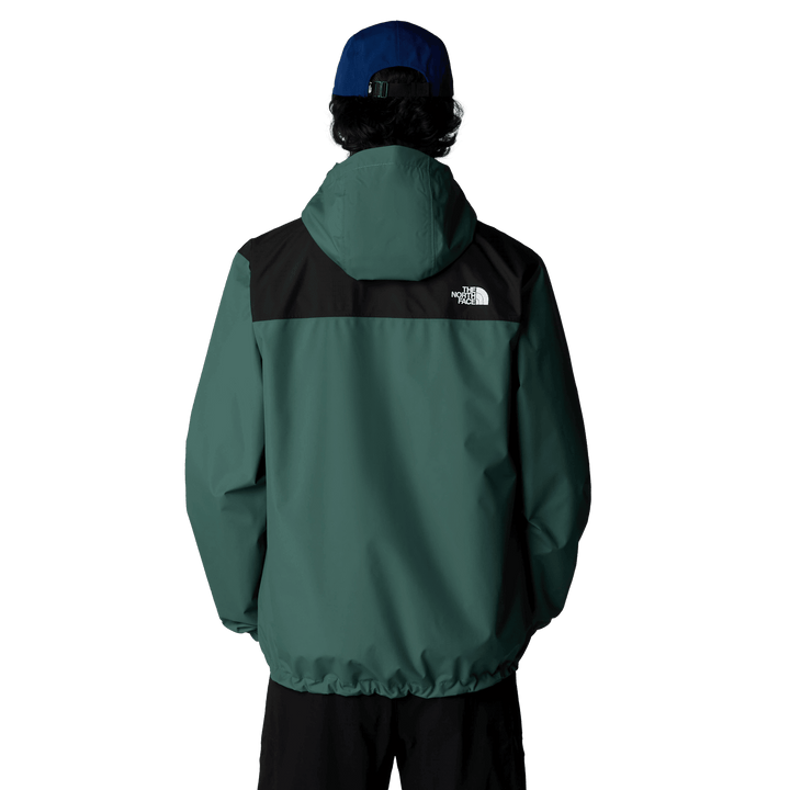 The North Face M's Antora Shell Jacket - Recycled Polyester & Nylon Duck Green TNF Black Jacket