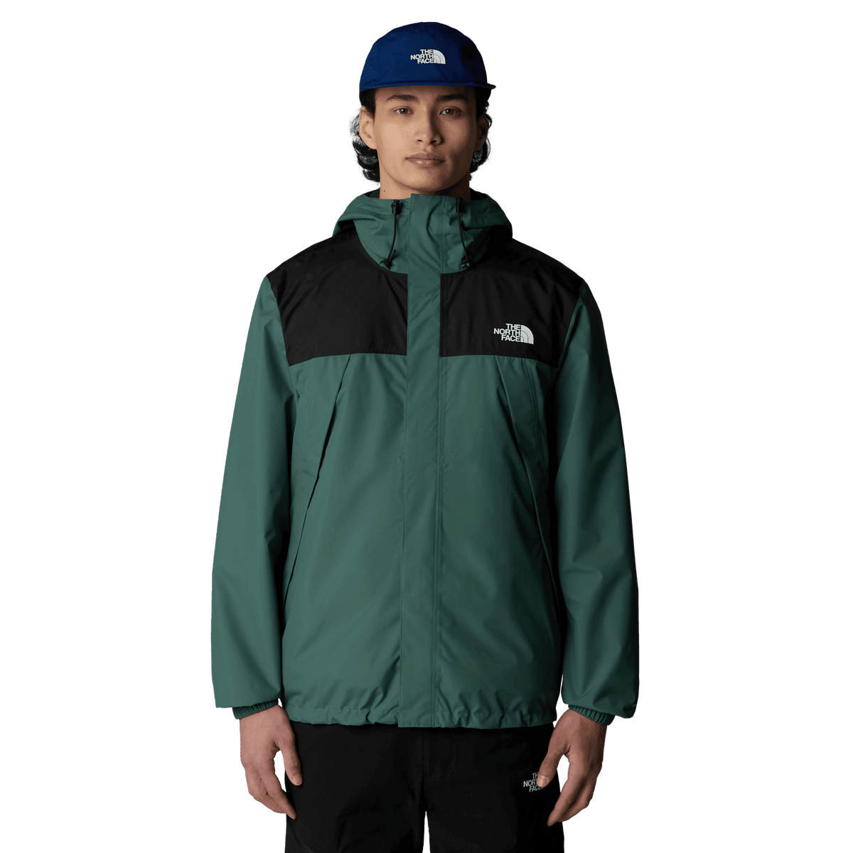 M's Antora Shell Jacket - Recycled Polyester & Nylon Jacket The North Face Duck Green/TNF Black S