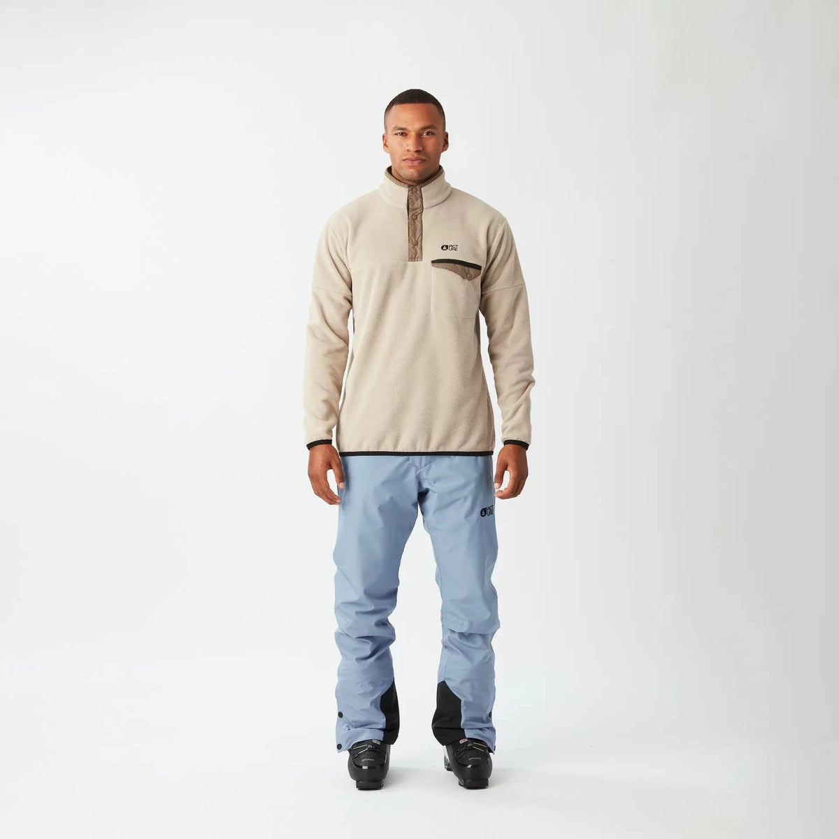 M's Arcca 1/4 Fleece Shirt Picture Organic Cashmenre S