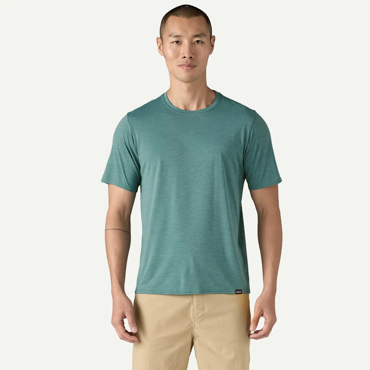 Patagonia M's Cap Cool Daily Shirt - Recycled Polyester Wetland Blue - Light Wetland Blue X-Dye Shirt