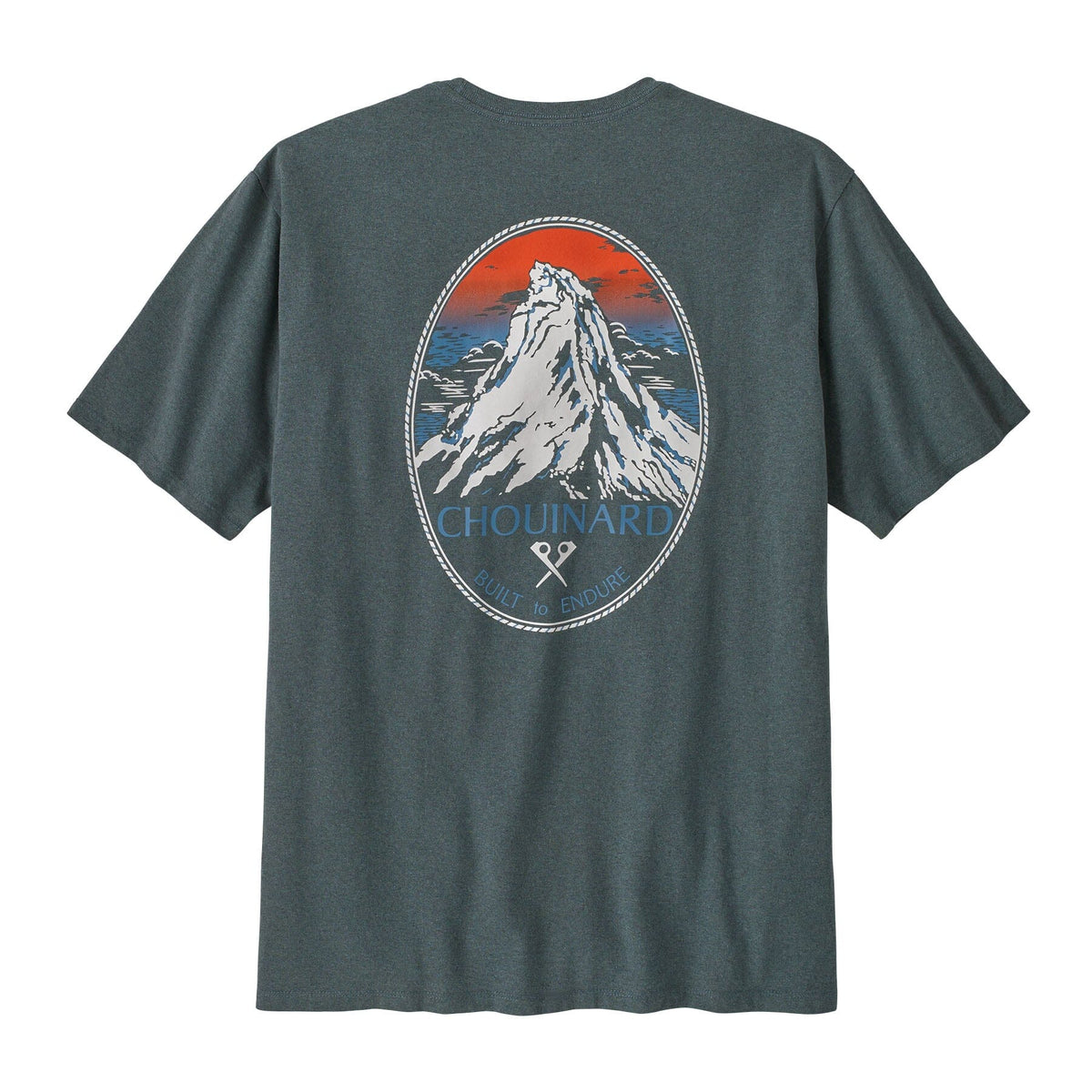 M's Chouinard Crest Pocket Responsibili T-shirt - 100% Recycled Fabric Shirt Patagonia