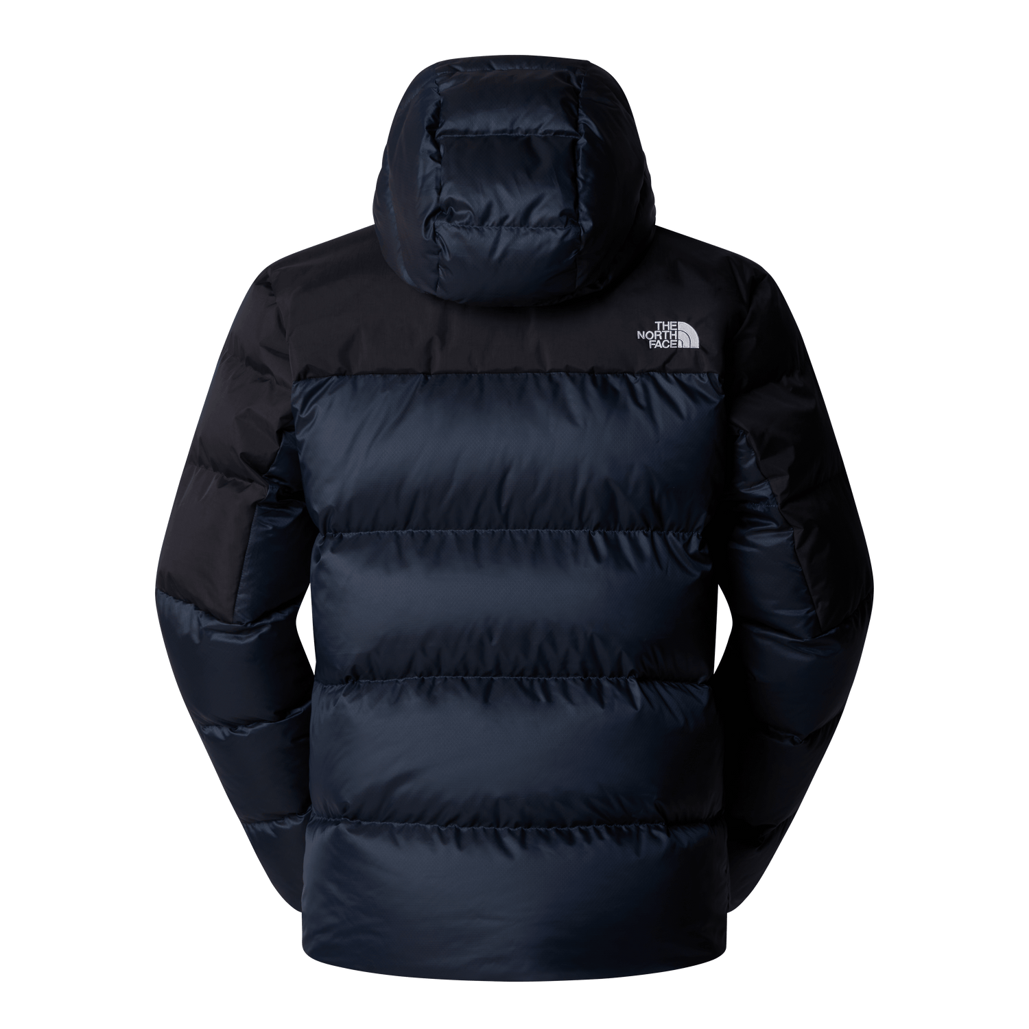 The North Face M's Diablo Down Hoodie 2.0 - Nylon with Non-PFC DWR & Certified Down Blue Black Jacket