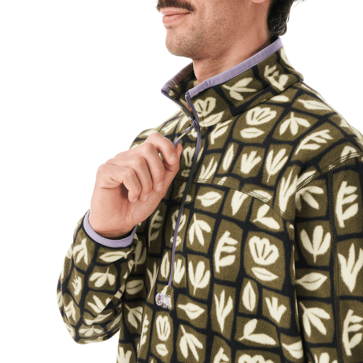 M's Inaria 1/4 Fleece Shirt Picture Organic