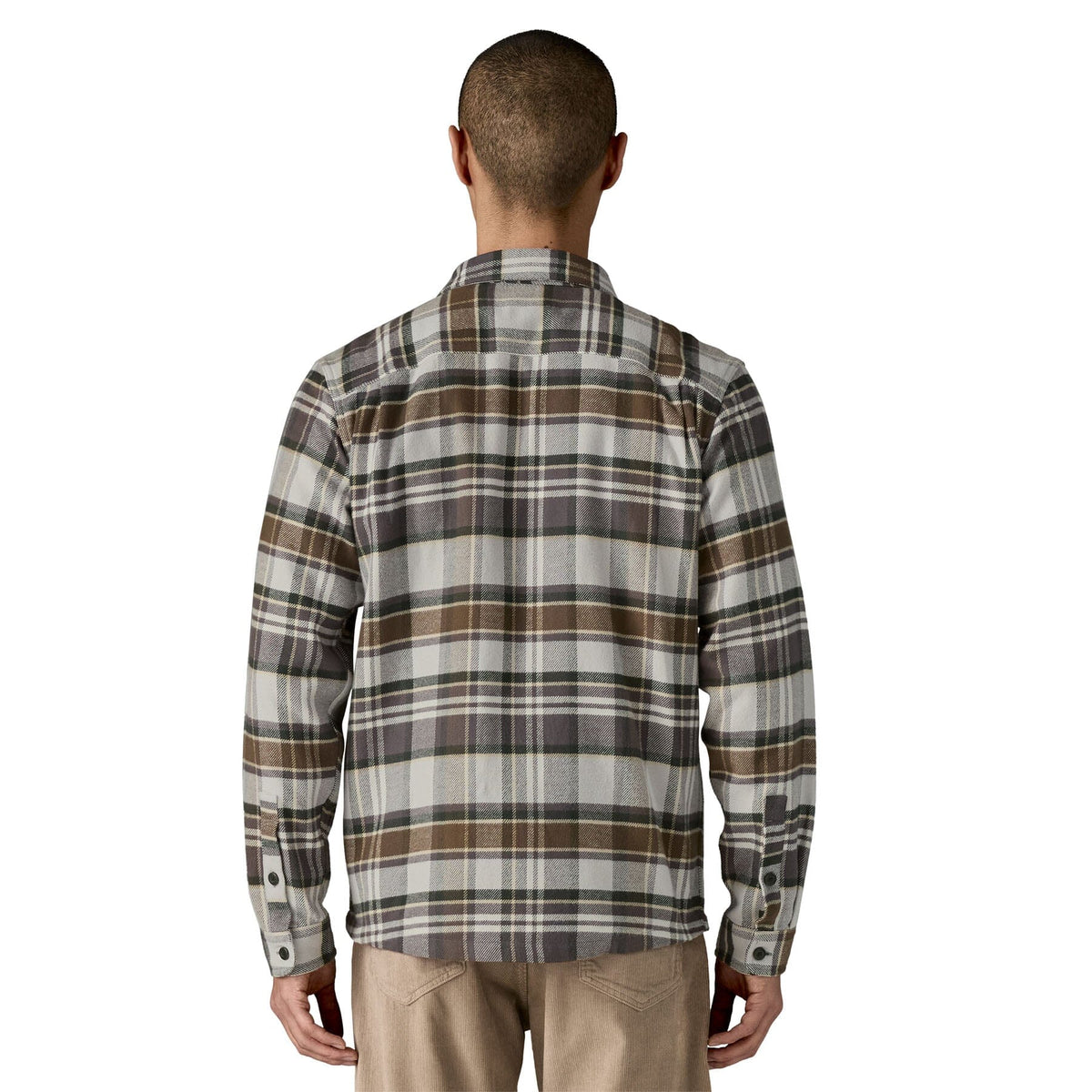 M's Long-Sleeved Midweight Fjord Flannel Shirt - Organic Cotton Shirt Patagonia