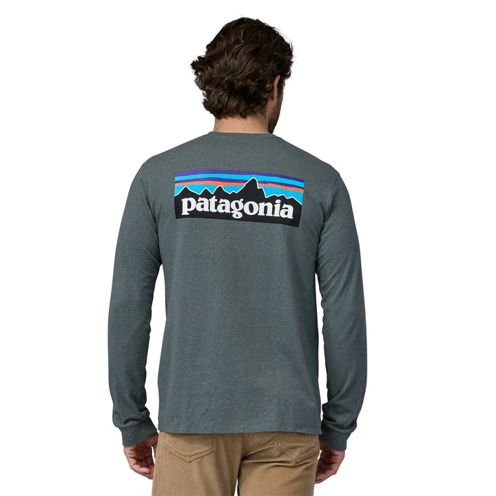 M's Long-Sleeved P-6 Logo Responsibili-Tee® - Recycled Polyester Shirt Patagonia