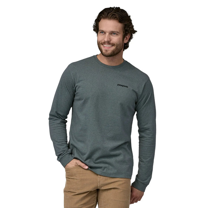 M's Long-Sleeved P-6 Logo Responsibili-Tee® - Recycled Polyester Shirt Patagonia