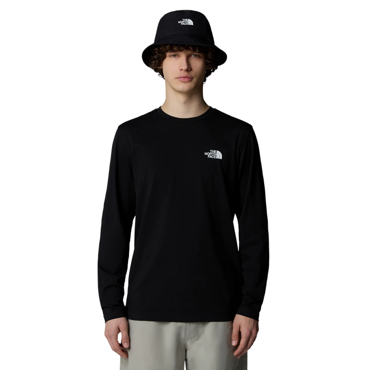 M's L/S Simple Dome Tee Shirt The North Face TNF Black S