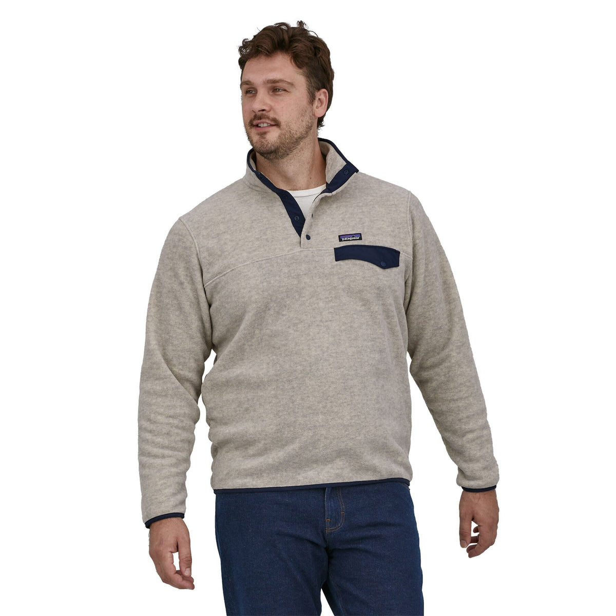 M's LW Synch Snap-T Fleece Pullover - 100% Recycled Polyester Shirt Patagonia