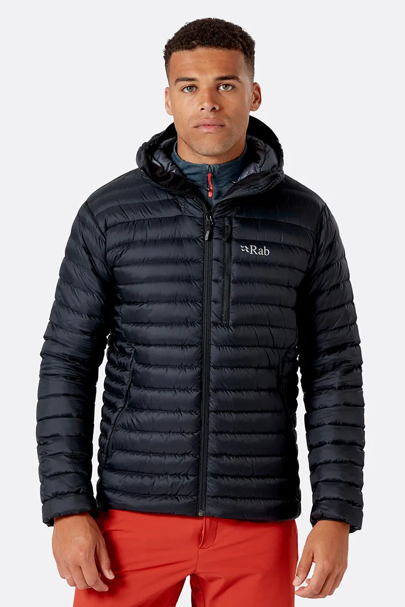 M's Microlight Alpine Jacket - Recycled nylon & down Jacket Rab Black M