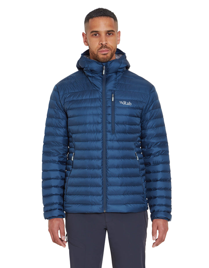 M's Microlight Alpine Jacket - Recycled nylon & down Jacket Rab Tempest Blue M