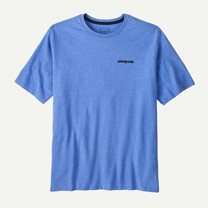 Patagonia M's P-6 Logo Responsibili-Tee® - Recycled cotton Abundant Blue Shirt