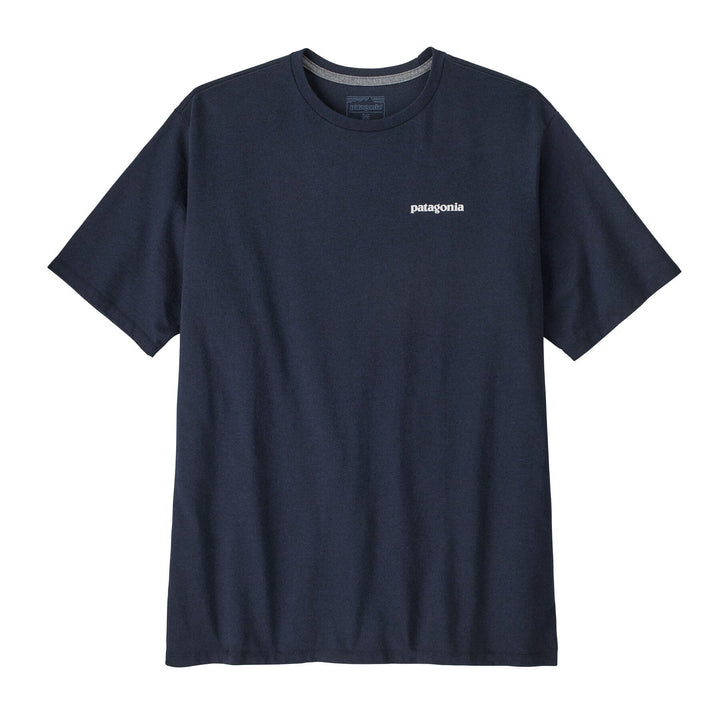 Patagonia M's P-6 Logo Responsibili-Tee® - Recycled cotton New Navy Shirt