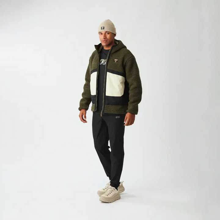 M's Pemberton Zip Fleece Hood - Recycled Polyester Shirt Picture Organic