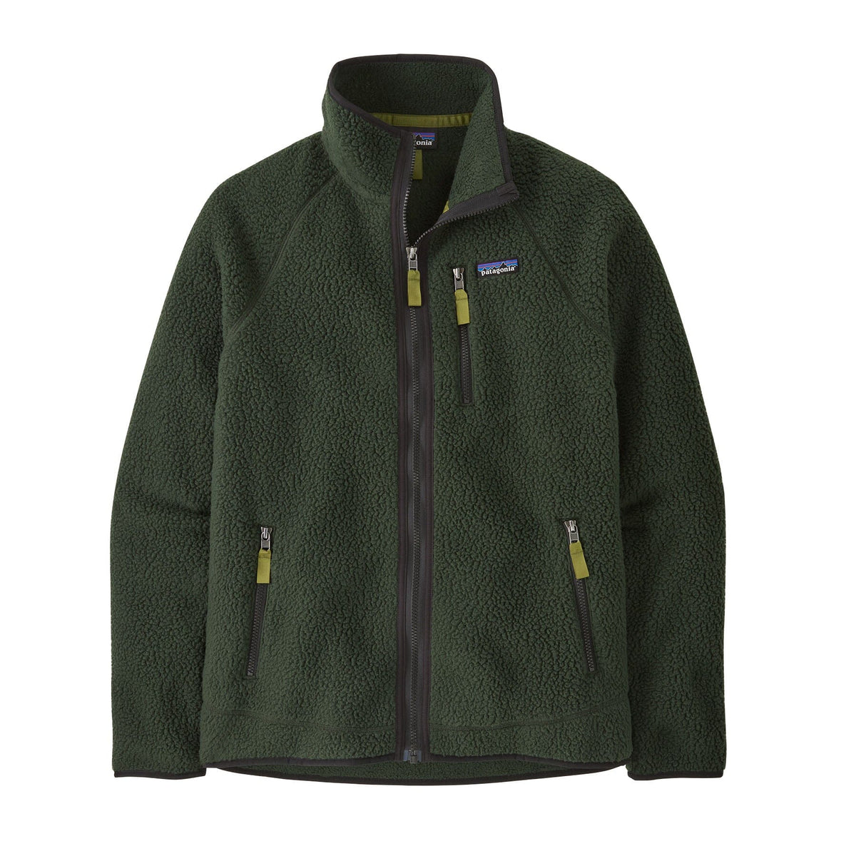 Patagonia M's Retro Pile Jacket - 100 % Recycled Polyester Old Growth Green Jacket