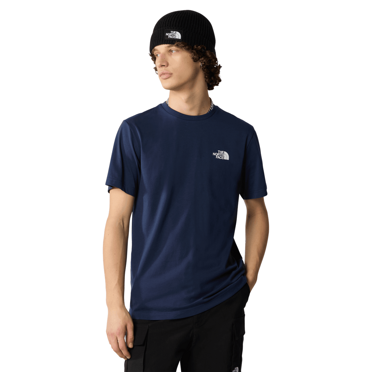 M's S/S Simple Dome Tee Shirt The North Face Summit Navy S
