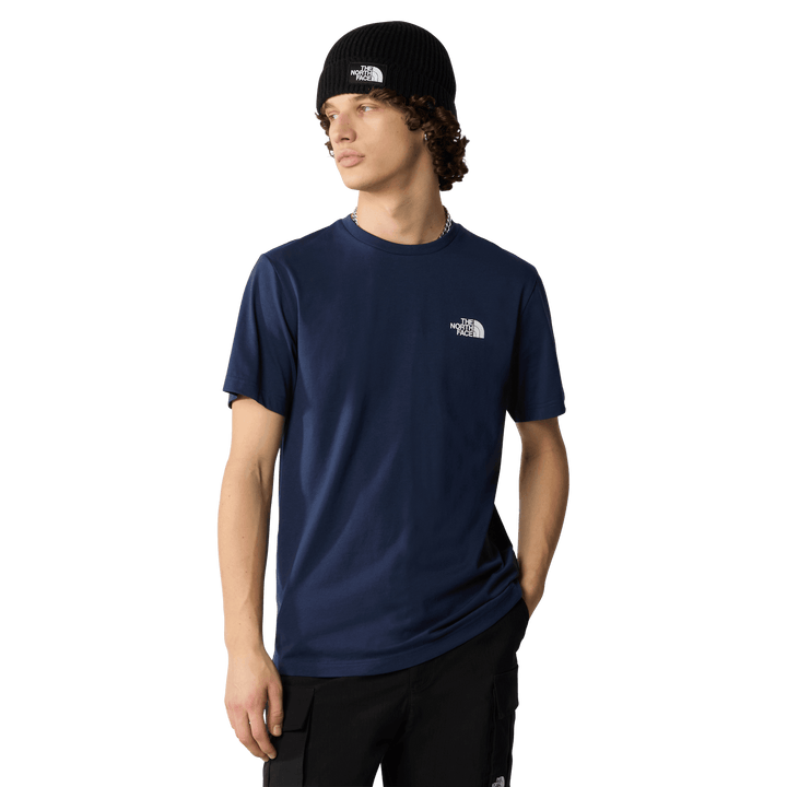 M's S/S Simple Dome Tee Shirt The North Face Summit Navy S