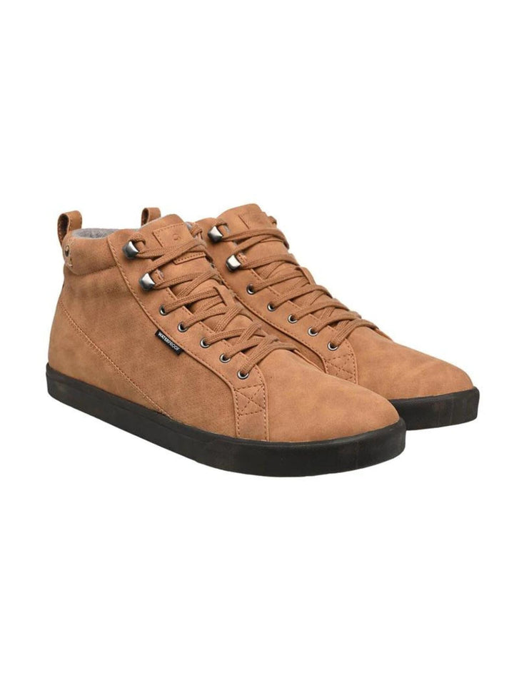 M's Wanaka Waterproof Sneakers - Recycled PET and Bio-sourced materials Shoes Saola Camel 40