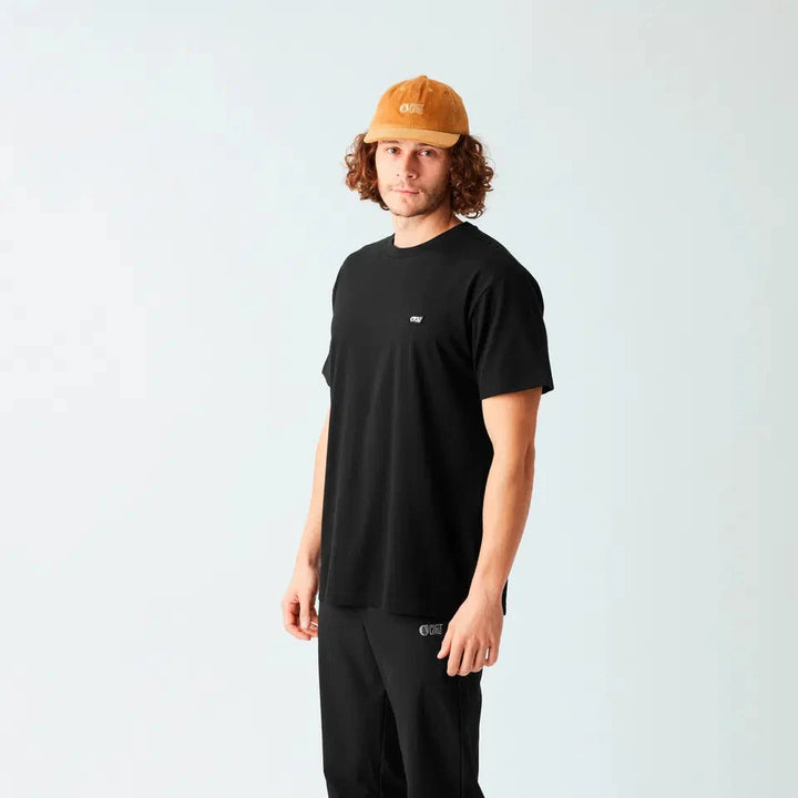 M's Yorra Tee Shirt Picture Organic Black M