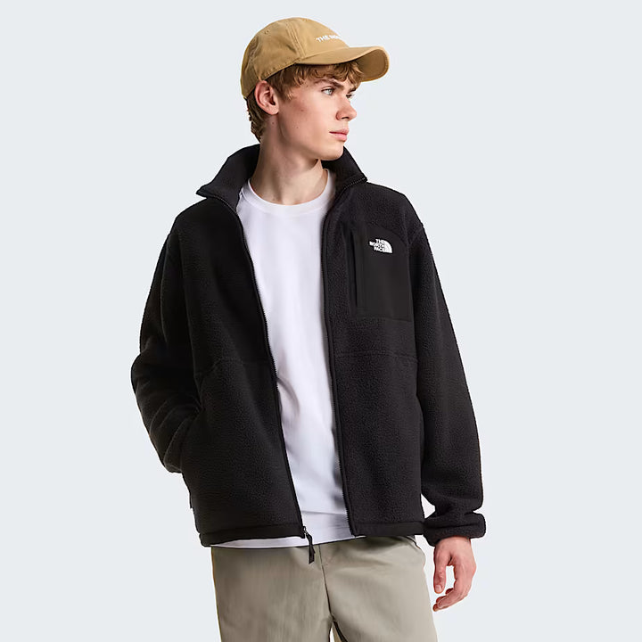 M’s Yumiori Off-Peak Full Zip Fleece Shirt The North Face TNF Black M