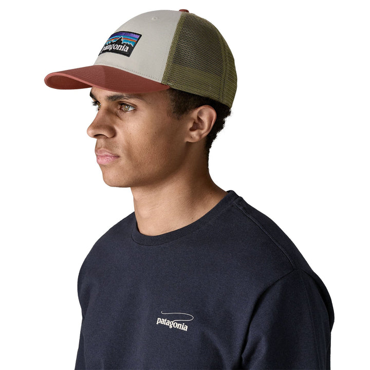 Patagonia P-6 LoPro Trucker Cap - Organic Cotton Birch White Headwear