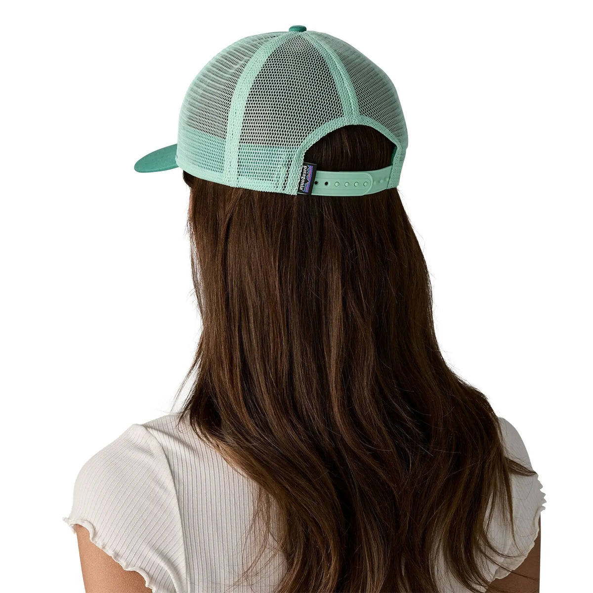 Patagonia P-6 LoPro Trucker Cap - Organic Cotton Heartleaf Green Headwear