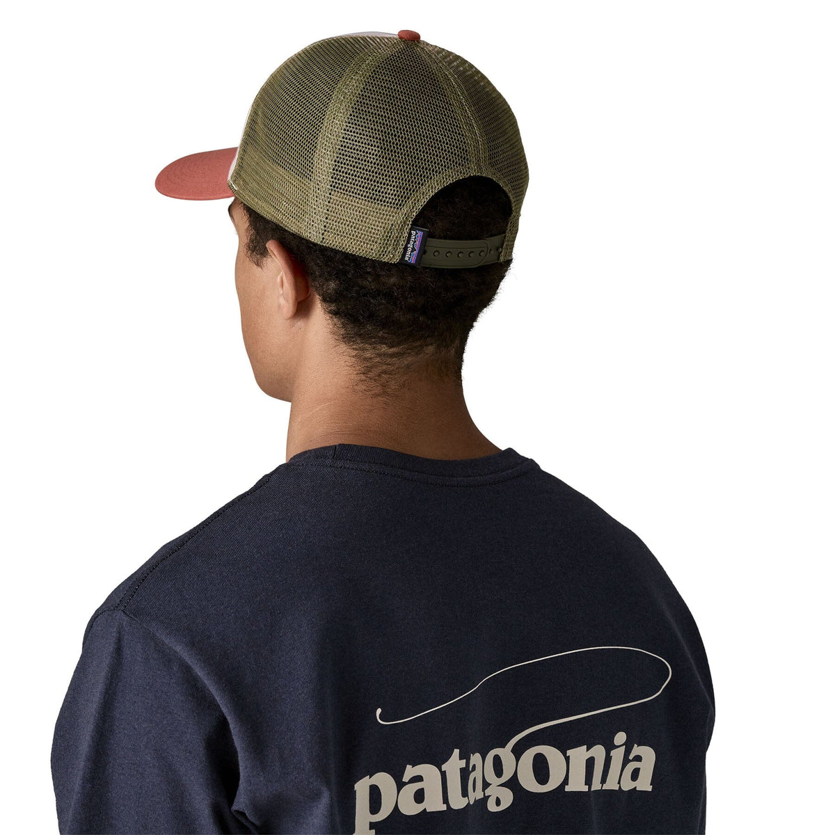 Patagonia P-6 LoPro Trucker Cap - Organic Cotton Birch White Headwear
