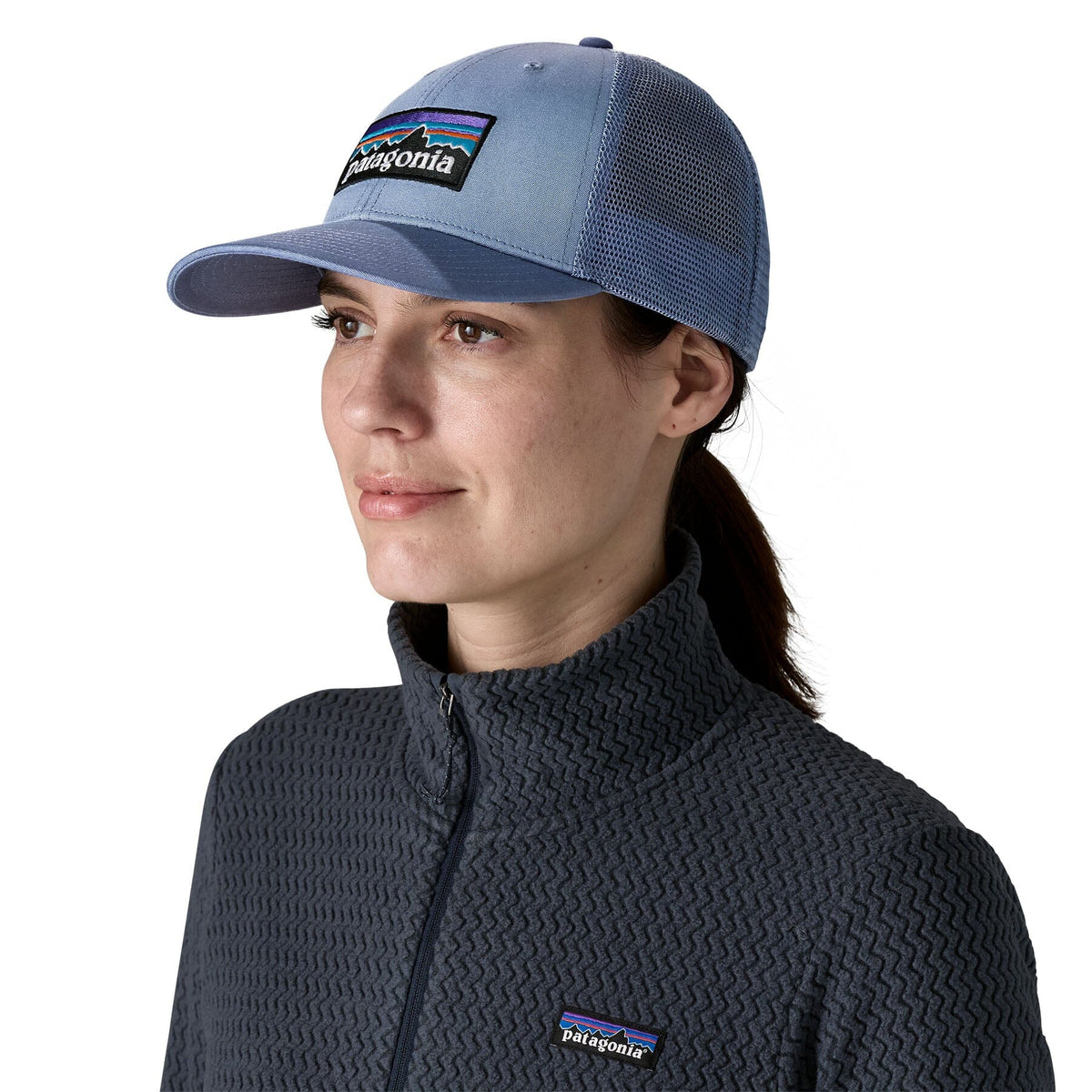 Patagonia P-6 LoPro Trucker Cap - Organic Cotton Barnacle Blue Headwear