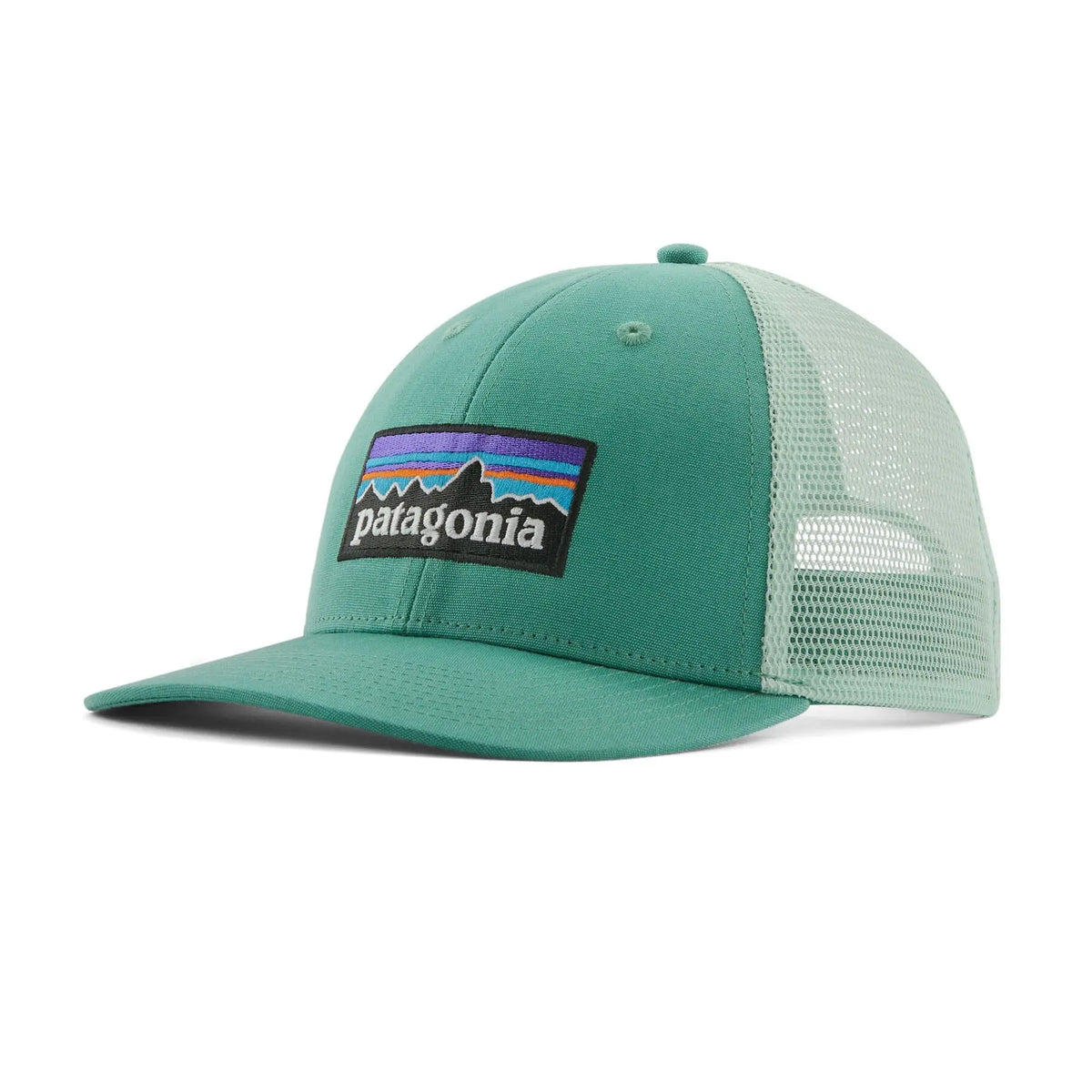 Patagonia P-6 LoPro Trucker Cap - Organic Cotton Heartleaf Green Headwear