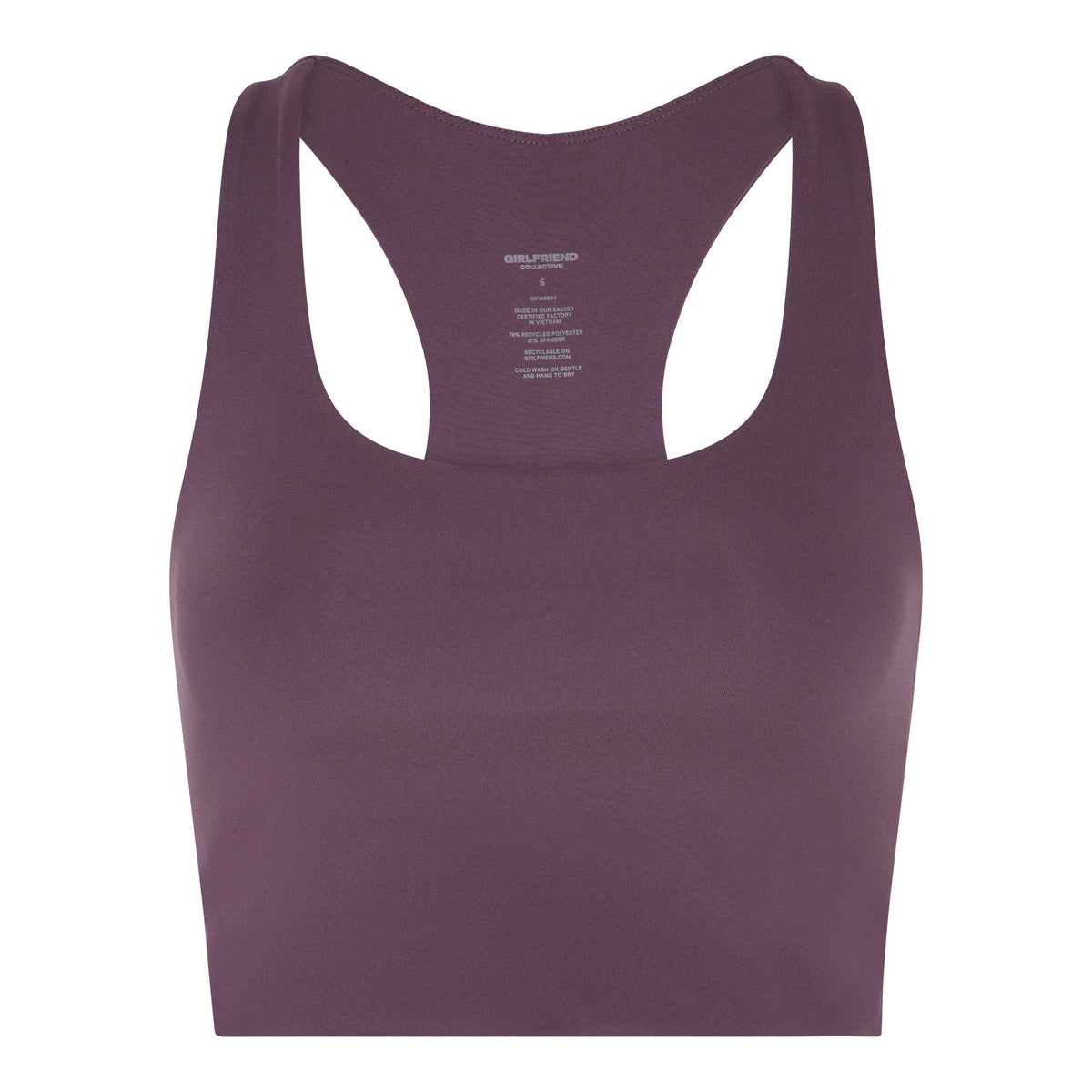 Paloma Classic Sports Bra - Made from recycled plastic bottles Underwear Girlfriend Collective Dahlia XS