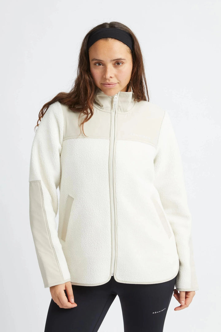 Phoebe Pile Jacket- Recycled polyester Jacket Röhnisch Peyote Beige S