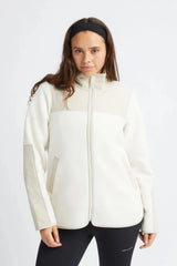 Phoebe Pile Jacket- Recycled polyester Jacket Röhnisch Peyote Beige S