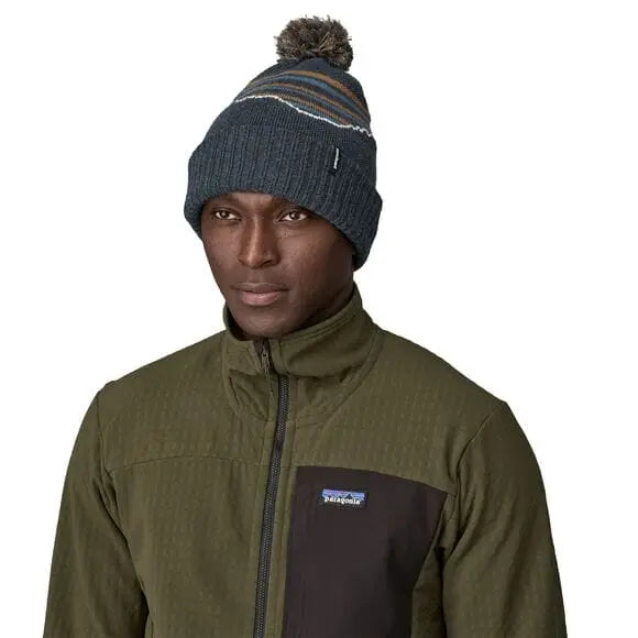Powder Town Beanie -100% Recycled Polyester Headwear Patagonia