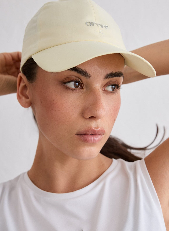 Running Cap Accessories Aimn Lemon White ONE
