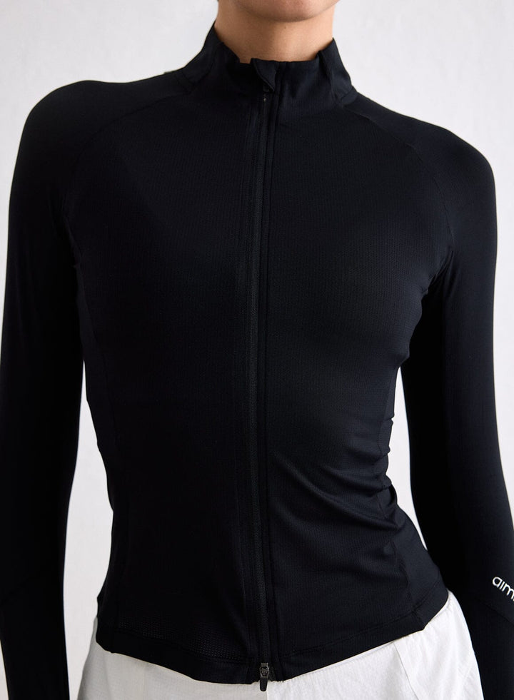 Running Zip Long Sleeve Shirt Aimn