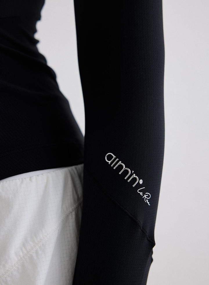 Running Zip Long Sleeve Shirt Aimn