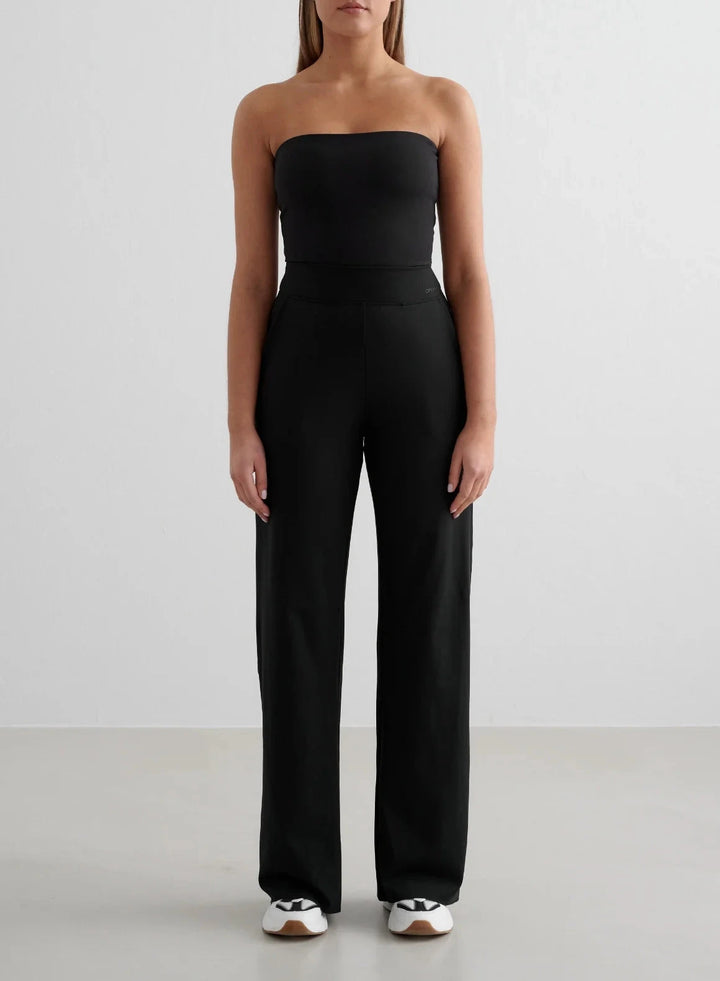 Sense Wide Pants Pants Aimn Black XS