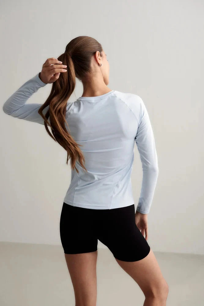 Soft Basic Long Sleeve Tops Aimn