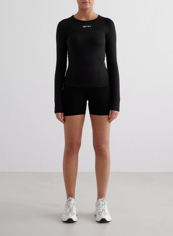 Soft Basic Long Sleeve Tops Aimn