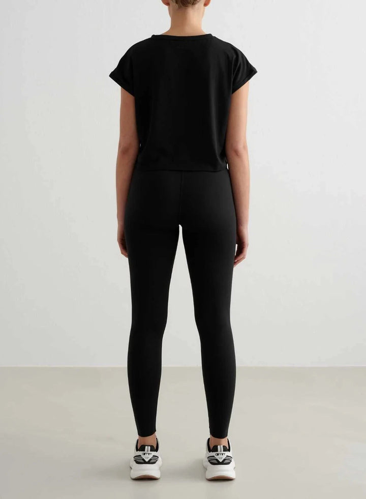 Soft Basic Roll Sleeve Top Tops Aimn