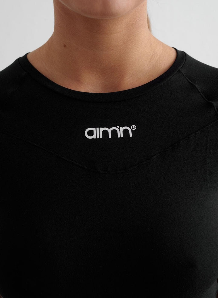 Soft Basic Short Sleeve Tops Aimn